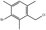 2-溴-4-(氯甲基)-1,3,5-三甲基苯 结构式