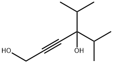 2-Hexyne-1,4-diol, 5-methyl-4-(1-methylethyl)- 结构式