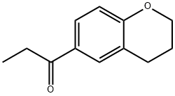 1-(3,4-二氢-2H-1-苯并吡喃-6-基)丙烷-1-酮 结构式