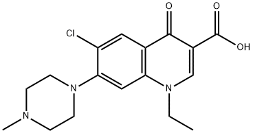 PEFLOXACIN IMPURITY B Struktur