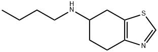 6-Benzothiazolamine, N-butyl-4,5,6,7-tetrahydro- Struktur