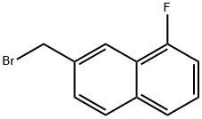 2-溴甲基-7-氟萘 结构式