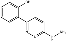 2-(6-肼基哒嗪-3-基)苯酚,70817-40-2,结构式