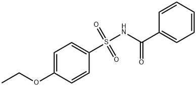 N-(4-乙氧基苯磺酰基)苯甲酰胺, 708290-01-1, 结构式