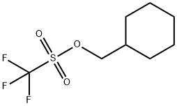 Methanesulfonic acid, 1,1,1-trifluoro-, cyclohexylmethyl ester 化学構造式