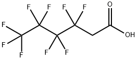 Hexanoic acid, 3,3,4,4,5,5,6,6,6-nonafluoro- Structure