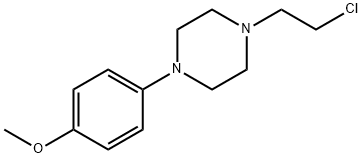 1-(2-Chloroethyl)-4-(4-methoxyphenyl)piperazine Struktur