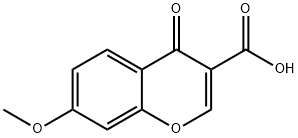 7-甲氧基-4-氧代-4H-色烯-3-羧酸, 71345-94-3, 结构式