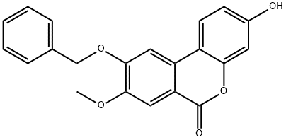 9-O-Benzyl-8-O-Methyl-urolithin C Struktur