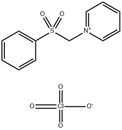 1-[(Benzenesulfonyl)methyl]pyridin-1-ium perchlorate 结构式