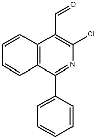 3-氯-1-苯基异喹啉-4-甲醛,72118-68-4,结构式