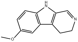 3H-Pyrido[3,4-b]indole, 4,9-dihydro-6-methoxy- 化学構造式