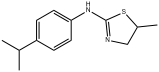 N-(4-异丙基苯基)-5-甲基-4,5-二氢噻唑-2-胺, 721418-85-5, 结构式