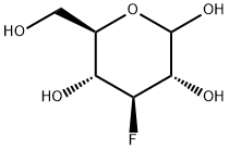 3-デオキシ-3-フルオロ-D-グルコピラノース 化学構造式