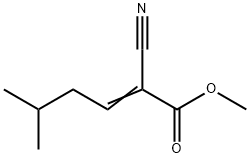 2-Hexenoic acid, 2-cyano-5-methyl-, methyl ester,724773-54-0,结构式