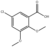 5-氯-2,3-二甲氧基苯甲酸, 72517-22-7, 结构式