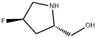 2-Pyrrolidinemethanol, 4-fluoro-, (2S,4R)- Structure