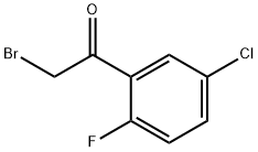 2-Bromo-1-(5-chloro-2-fluorophenyl)ethanone Struktur