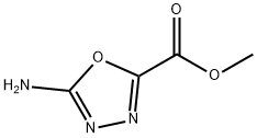 1,3,4-Oxadiazole-2-carboxylic acid, 5-amino-, methyl ester 结构式