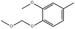 Benzene, 2-methoxy-1-(methoxymethoxy)-4-methyl- Struktur