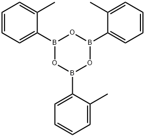 2,4,6-tri(o-tolyl)boroxin 化学構造式
