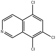 5,7,8-trichloroisoquinoline Structure