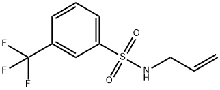 Benzenesulfonamide, N-2-propen-1-yl-3-(trifluoromethyl)- 化学構造式