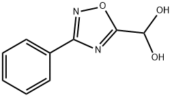 (3-phenyl-1,2,4-oxadiazol-5-yl)methanediol 化学構造式