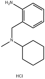 Benzenemethanamine,N-cyclohexyl-N-methyl-2-amino-,hydrochloride(1:1) 结构式