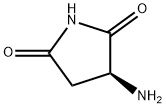 2,5-Pyrrolidinedione, 3-amino-, (3S)- Struktur