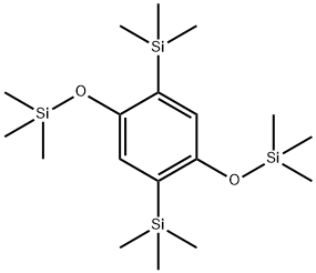 Benzene, 1,4-bis(trimethylsilyl)-2,5-bis[(trimethylsilyl)oxy]- 化学構造式
