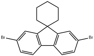 Spiro[cyclohexane-1,9'-[9H]fluorene], 2',7'-dibromo- Structure
