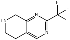 2-(Trifluoromethyl)-5,6,7,8-tetrahydropyrido[3,4-d]pyrimidine Structure