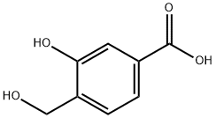 3-Hydroxy-4-(hydroxymethyl)benzoic acid Structure