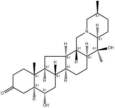 3-去氢浙贝母碱, 74170-32-4, 结构式