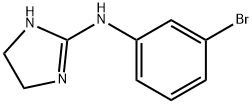 1H-Imidazol-2-amine, N-(3-bromophenyl)-4,5-dihydro- Structure