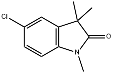 5-chloro-1,3,3-trimethyl-2,3-dihydro-1H-indol-2-one Structure