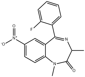 3-METHYL FLUNITRAZEPAM, 74892-39-0, 结构式