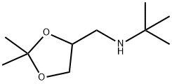1,3-Dioxolane-4-methanamine, N-(1,1-dimethylethyl)-2,2-dimethyl- Structure
