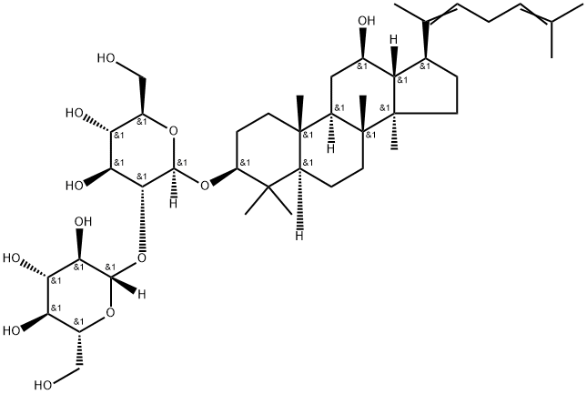Ginsenoside Rg5 化学構造式