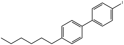 1,1'-Biphenyl, 4-hexyl-4'-iodo- Struktur