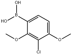 (3-Chloro-2,4-dimethoxyphenyl)boronic acid Structure