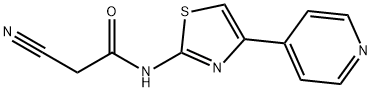 2-氰基-N-[4-(吡啶-4-基)-1,3-噻唑-2-基]乙酰胺,750599-34-9,结构式