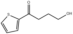 1-(2-チエニル)-4-ヒドロキシ-1-ブタノン 化学構造式