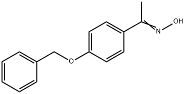(NZ)-N-[1-(4-phenylmethoxyphenyl)ethylidene]hydroxylamine Structure