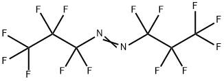 Diazene, 1,2-bis(1,1,2,2,3,3,3-heptafluoropropyl)- Structure