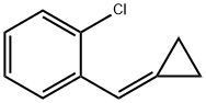 Benzene, 1-chloro-2-(cyclopropylidenemethyl)- 化学構造式