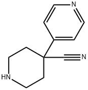 4-pyridin-4-ylpiperidine-4-carbonitrile, 756452-70-7, 结构式