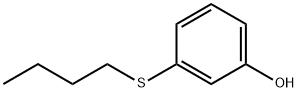 Phenol, 3-(butylthio)- 结构式