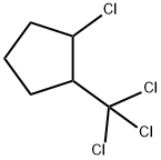 Cyclopentane, 1-chloro-2-(trichloromethyl)- 化学構造式
